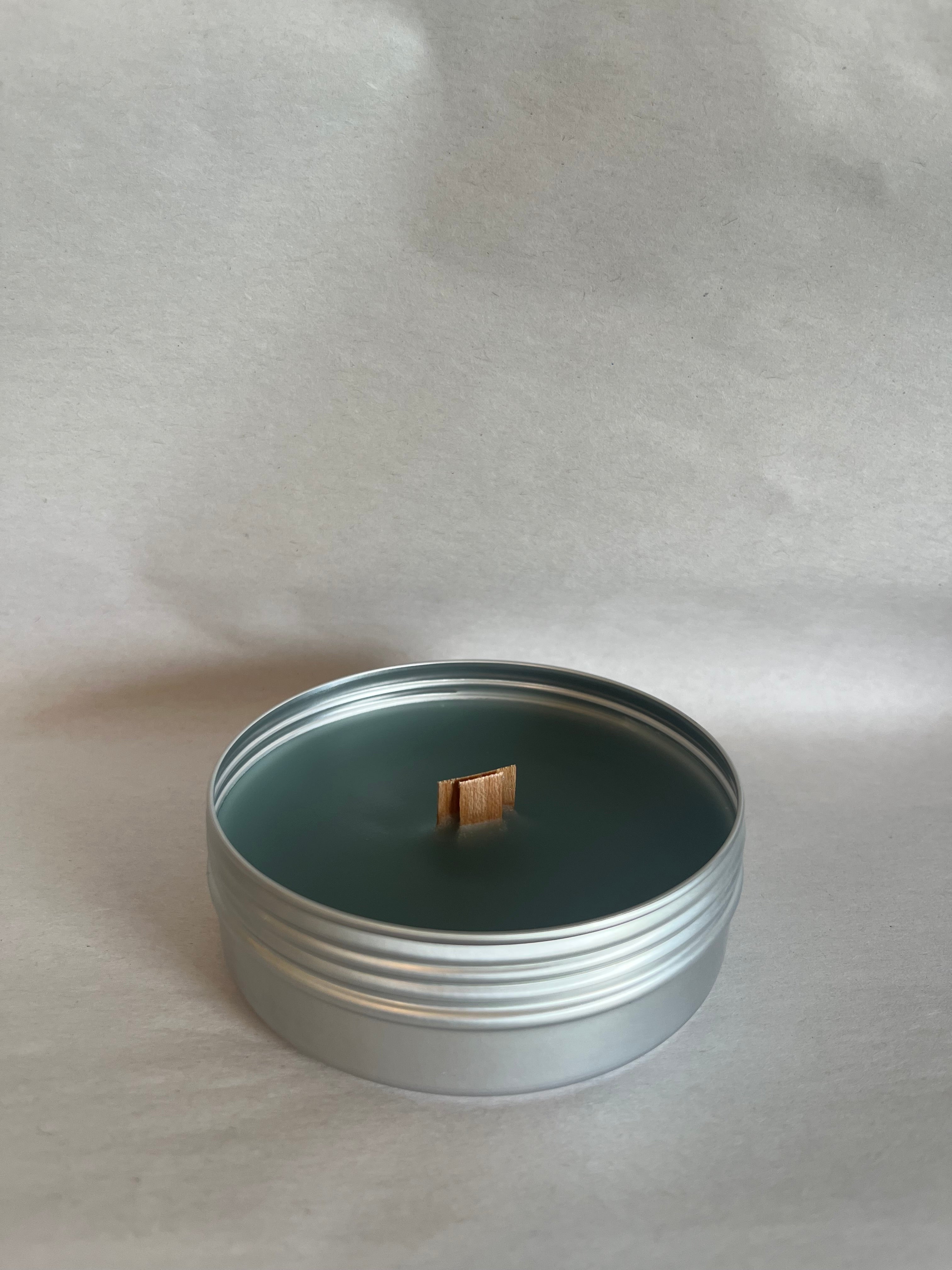 Blue Tansy Candle tin