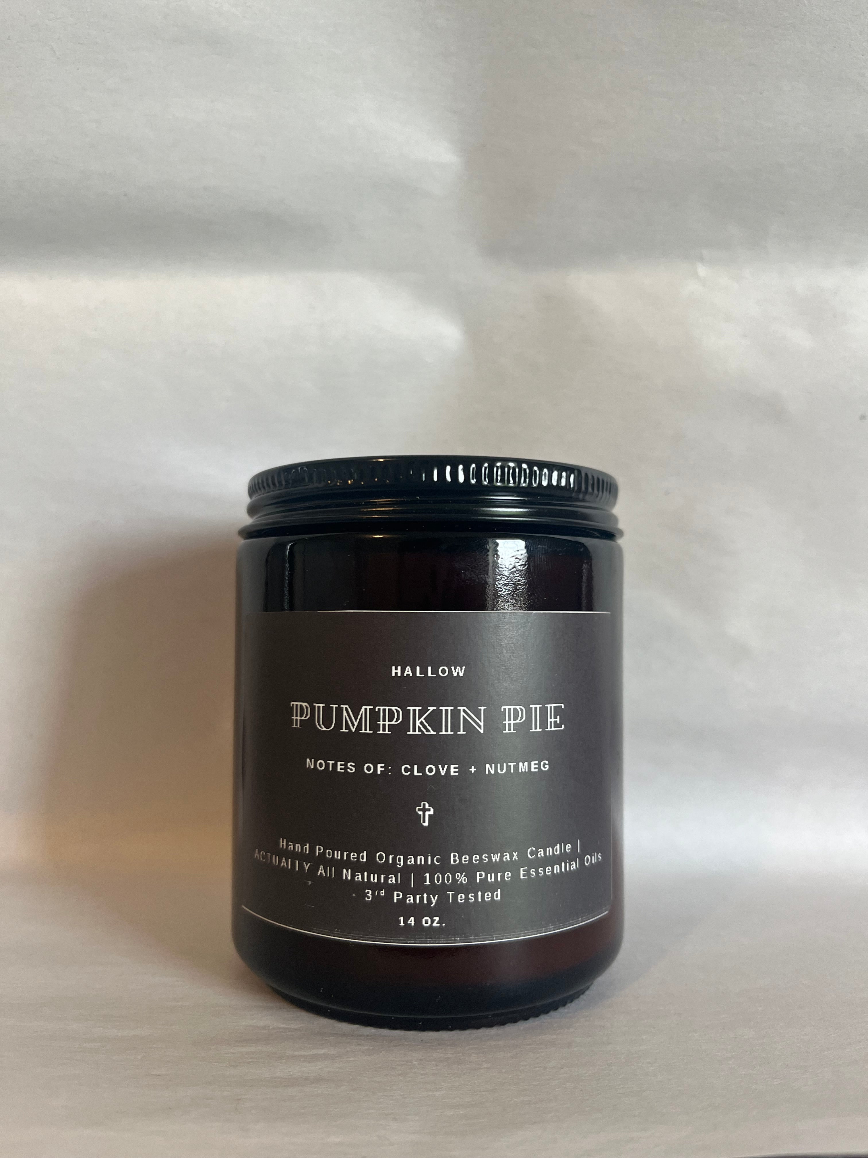 Pumpkin Pie Organic Beeswax Candle